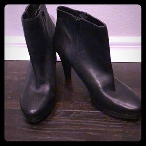 Nine West Black Platform Ankle Boot